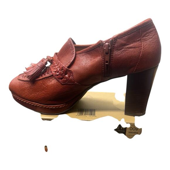 Schuler & Sons FANFARE Platform Heel Women's US 10 B Tassel Anthropologie EUC - Picture 8 of 15